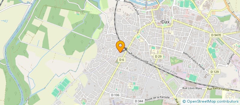 localisation de l'entreprise OSVAROBA  DAX