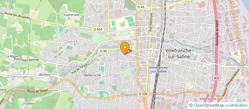 localisation de l'entreprise OSVICA à VILLEFRANCHE-SUR-SAONE