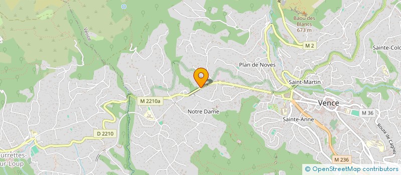 localisation de l'entreprise OSVO à VENCE