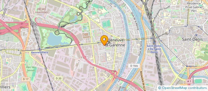 localisation de l'entreprise OSVTC à VILLENEUVE-LA-GARENNE