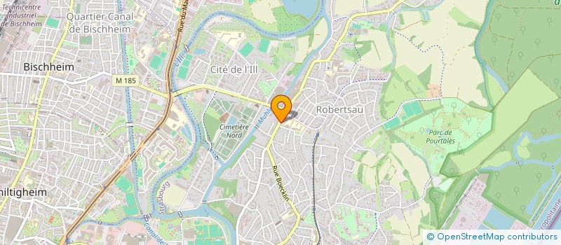 localisation de l'entreprise OSWALD  STRASBOURG