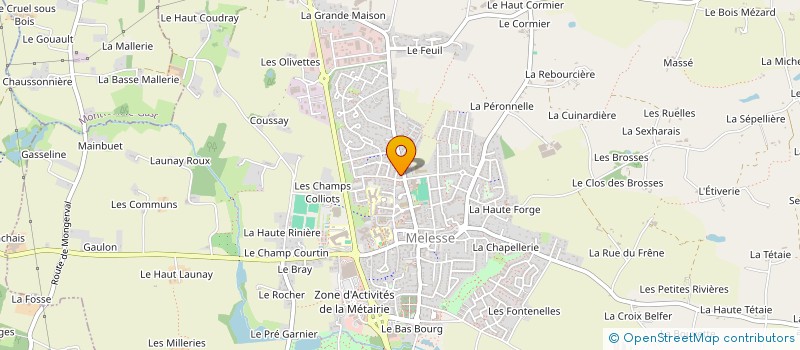 localisation de l'entreprise OSWALD  MELESSE