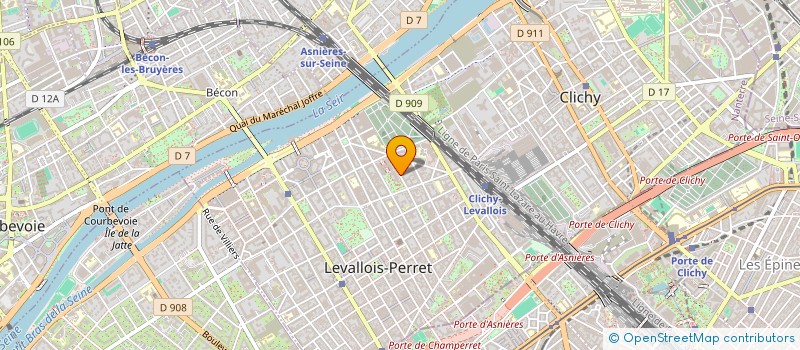 localisation de l'entreprise OSWALD ORB & CO à LEVALLOIS-PERRET