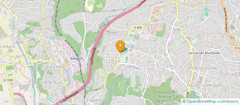 localisation de l'entreprise OSYCHRIS à LE CANNET
