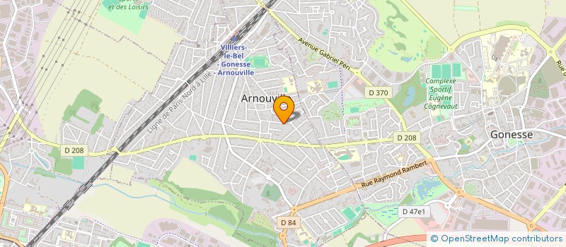 localisation de l'entreprise OSYEL à ARNOUVILLE