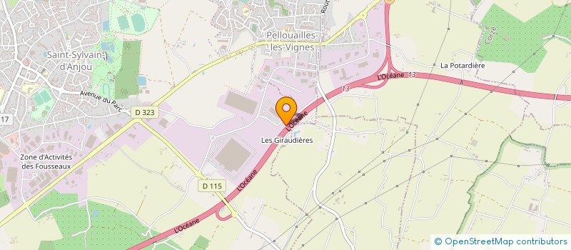 localisation de l'entreprise OSYP  LOIRE-AUTHION