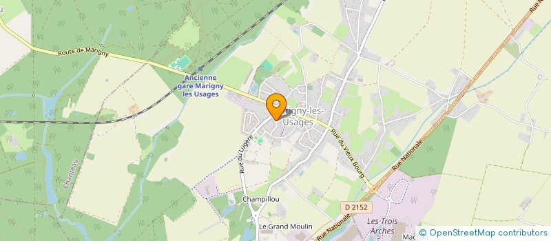 localisation de l'entreprise OSYRIS  MARIGNY-LES-USAGES