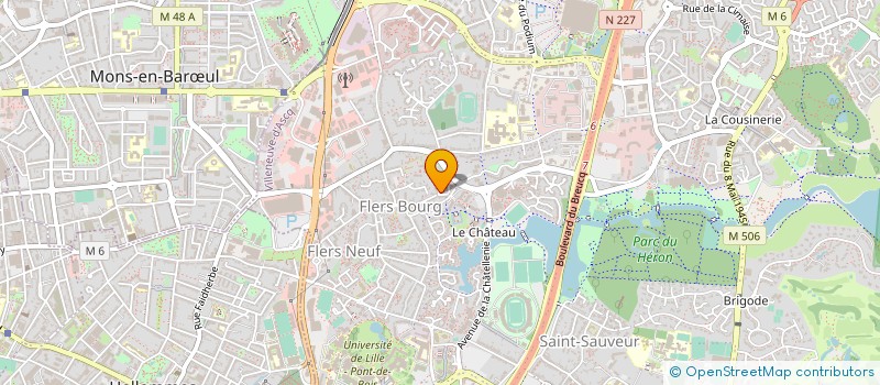 localisation de l'entreprise OSYRIS MEDICAL à VILLENEUVE-D'ASCQ