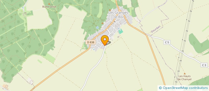 localisation de l'entreprise OSYS HOLDING à LES GRANGES-LE-ROI