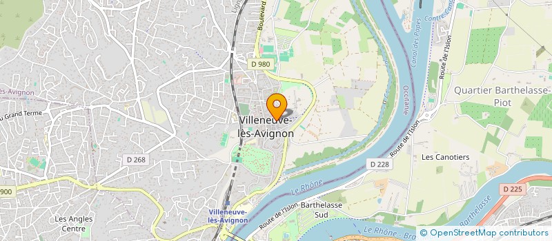 localisation de l'entreprise OT BTP à VILLENEUVE-LES-AVIGNON