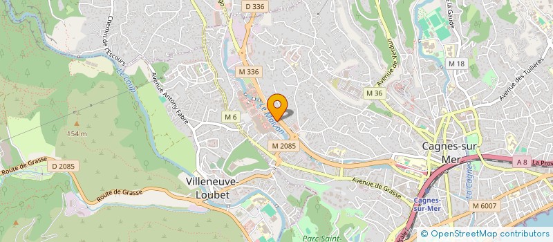 localisation de l'entreprise OT CAGNES 2 à CAGNES-SUR-MER