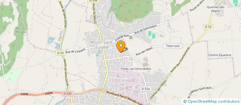 localisation de l'entreprise OT II  MOURS-SAINT-EUSEBE