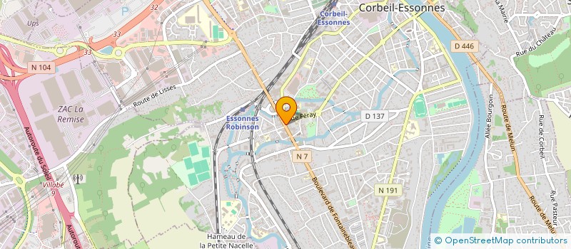 localisation de l'entreprise OT-IMMO à CORBEIL-ESSONNES