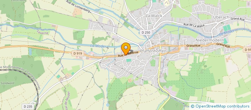 localisation de l'entreprise OT INVEST  VAL-DE-MODER