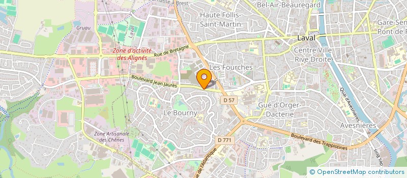 localisation de l'entreprise OT INVEST  LAVAL