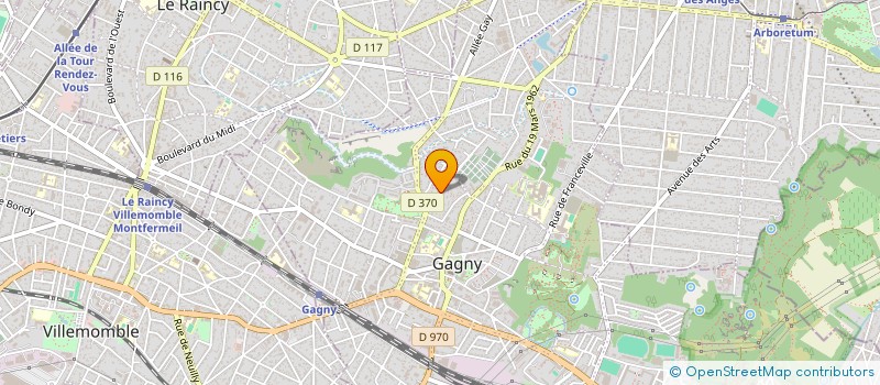 localisation de l'entreprise OT INVEST FRANCE  GAGNY