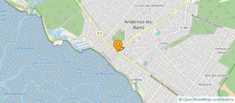 localisation de l'entreprise OT INVEST IMMO  ANDERNOS-LES-BAINS