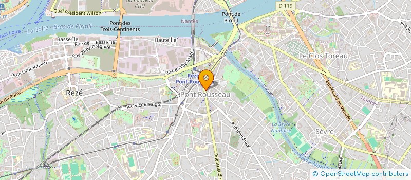 localisation de l'entreprise OT NANTES 4 à REZE