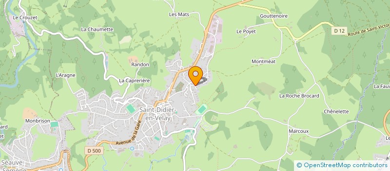 localisation de l'entreprise OT SERVICES PISCINES  SAINT-DIDIER-EN-VELAY