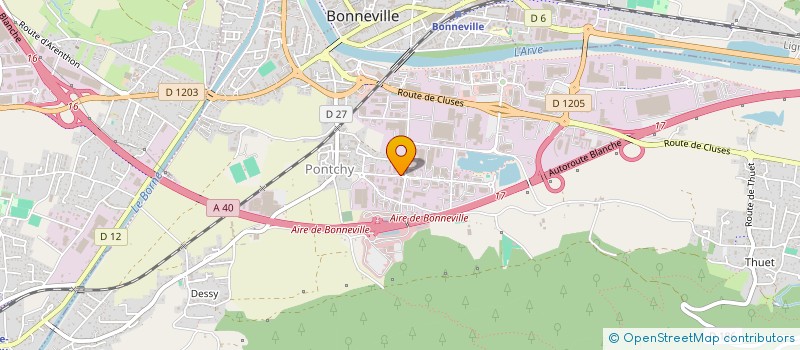 localisation de l'entreprise OT2R  BONNEVILLE