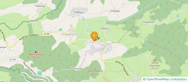 localisation de l'entreprise OTA CONSEILS  CHATELNEUF