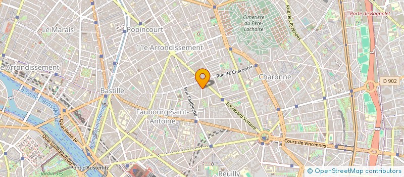 localisation de l'entreprise OTAB  PARIS