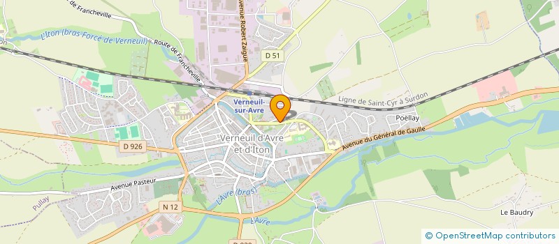 localisation de l'entreprise OTAK'EURE  VERNEUIL D'AVRE ET D'ITON