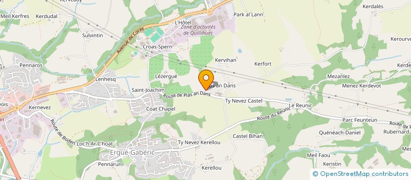 localisation de l'entreprise OTAKET  ERGUE-GABERIC