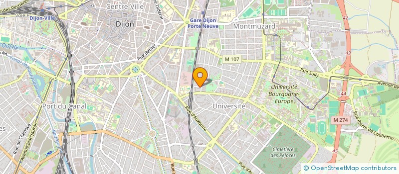 localisation de l'entreprise OTAKU WORLD ANIME  DIJON