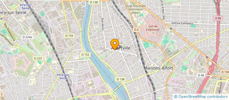 localisation de l'entreprise OTANAV à ALFORTVILLE