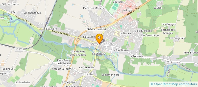 localisation de l'entreprise OTAQUET à AZAY-LE-RIDEAU