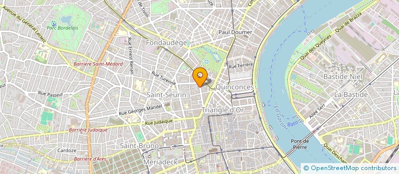 localisation de l'entreprise OTARIE à BORDEAUX