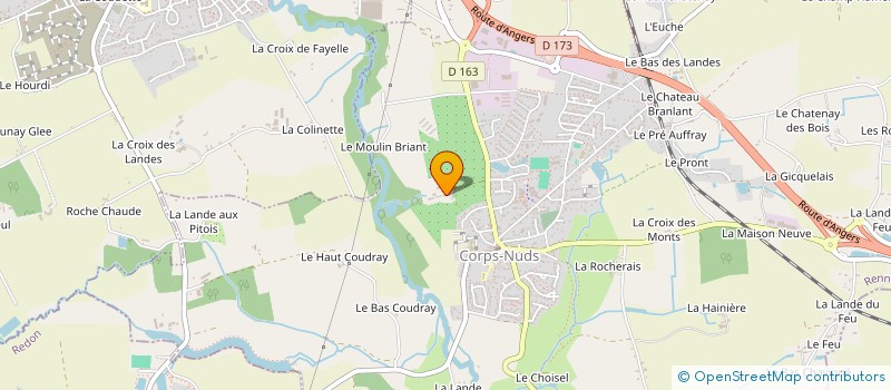 localisation de l'entreprise OTARP  CORPS-NUDS