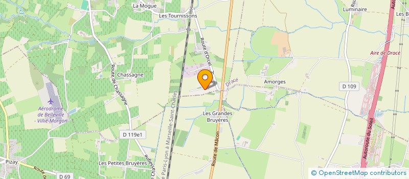 localisation de l'entreprise OTAVIO RACING  CORCELLES-EN-BEAUJOLAIS