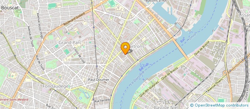 localisation de l'entreprise OTB INNOVATION à BORDEAUX