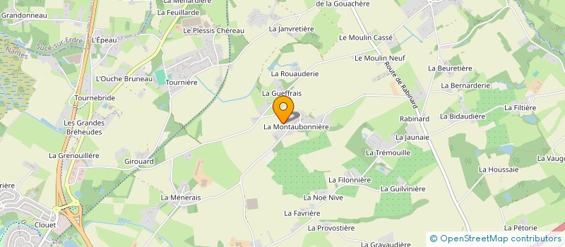 localisation de l'entreprise OTBE PHOTOVOLTAIQUE à CARQUEFOU