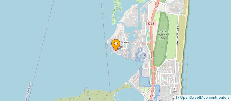 localisation de l'entreprise OTC 66  LE BARCARES