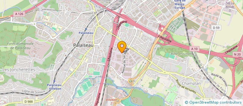 localisation de l'entreprise OTC DIFFUSION FRANCE  PALAISEAU