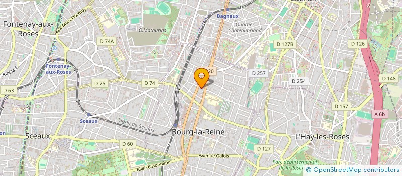 localisation de l'entreprise OTC-LINK à BOURG-LA-REINE
