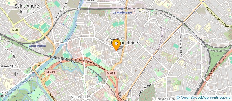 localisation de l'entreprise OTC MEDICAL à LA MADELEINE