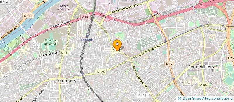 localisation de l'entreprise OTCHICK'N à COLOMBES