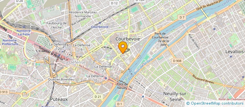 localisation de l'entreprise OTCOM à COURBEVOIE