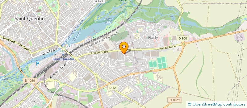 localisation de l'entreprise OTD AUTO à SAINT-QUENTIN