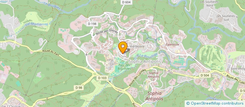 localisation de l'entreprise OTDA SUD à VALBONNE