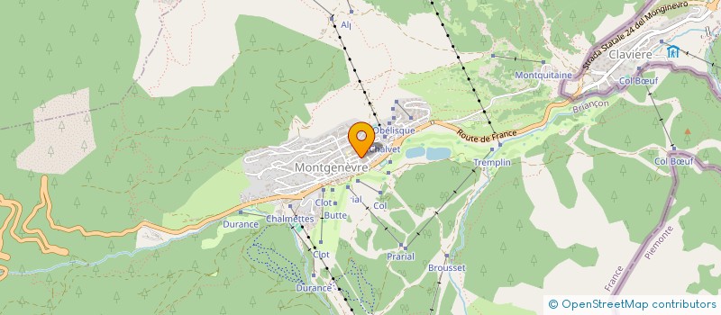 localisation de l'entreprise OTDF  MONTGENEVRE