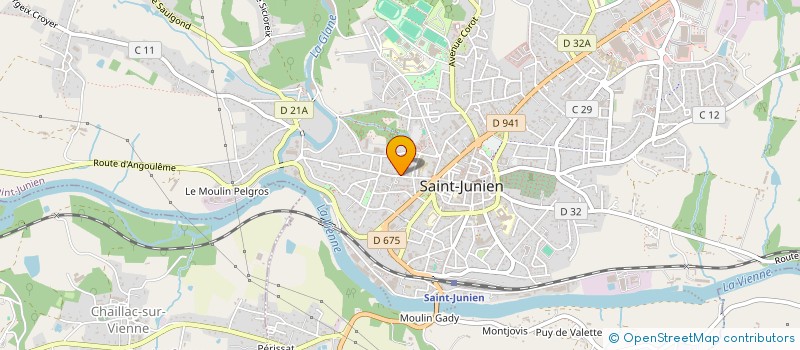 localisation de l'entreprise OTE ENERGIE à SAINT-JUNIEN