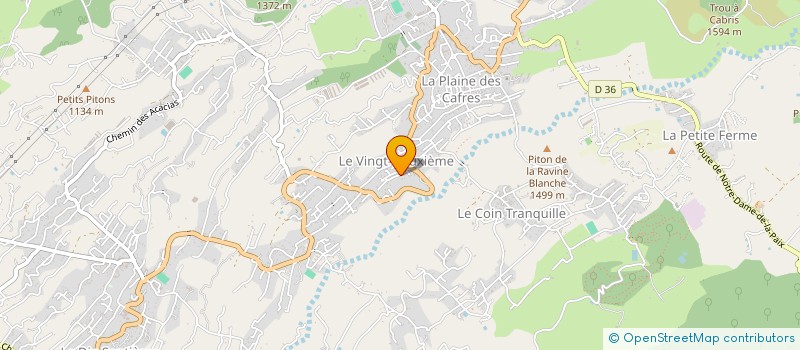 localisation de l'entreprise OTE INGENIERIE à LE TAMPON