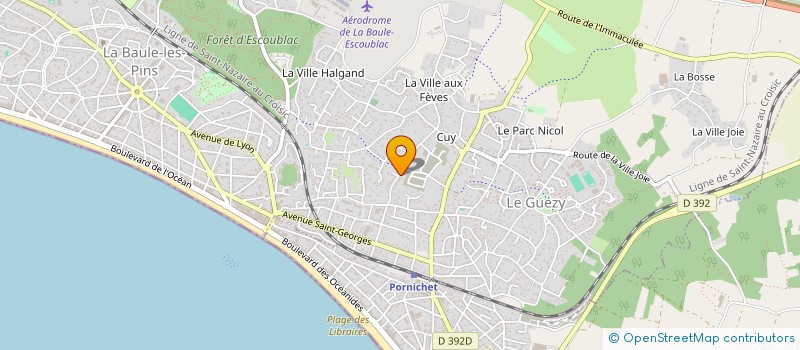 localisation de l'entreprise OTEC à LA BAULE-ESCOUBLAC