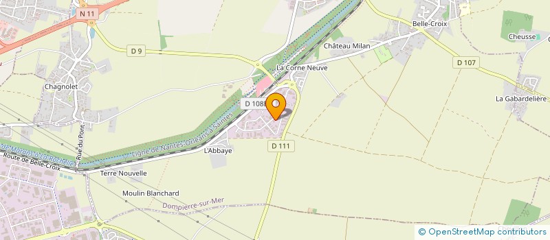 localisation de l'entreprise OTEEC  DOMPIERRE-SUR-MER