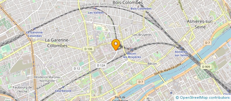 localisation de l'entreprise OTEIS FRANCE SAS à BOIS-COLOMBES